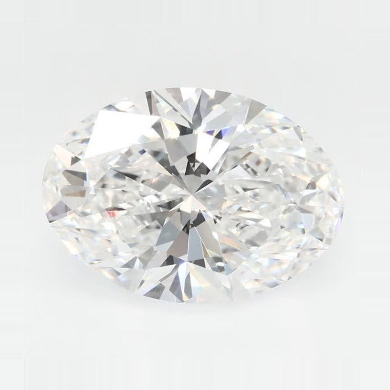 3.81 ct Lab-Grown Diamond – E VVS2 – Oval Cut – GCAL Certified — Sapphire Row · cut7