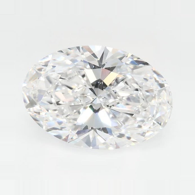 3.71 ct Lab-Grown Diamond – D VVS2 – Oval Cut – GCAL Certified — Sapphire Row · cut7