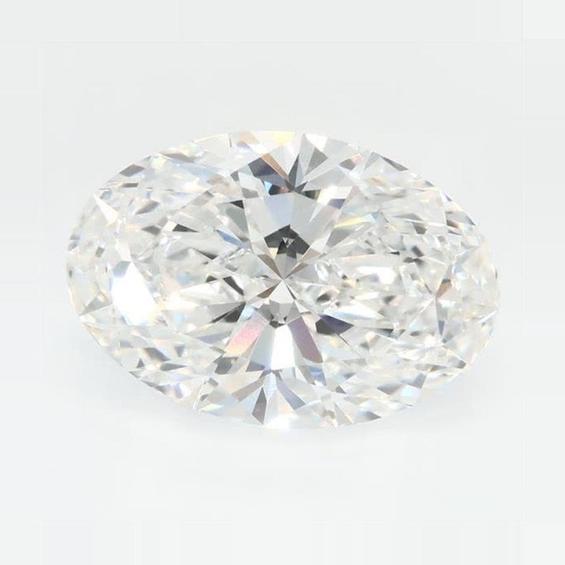 3.70 ct Lab-Grown Diamond – E VVS1 – Oval Cut – GCAL Certified — Sapphire Row · cut7