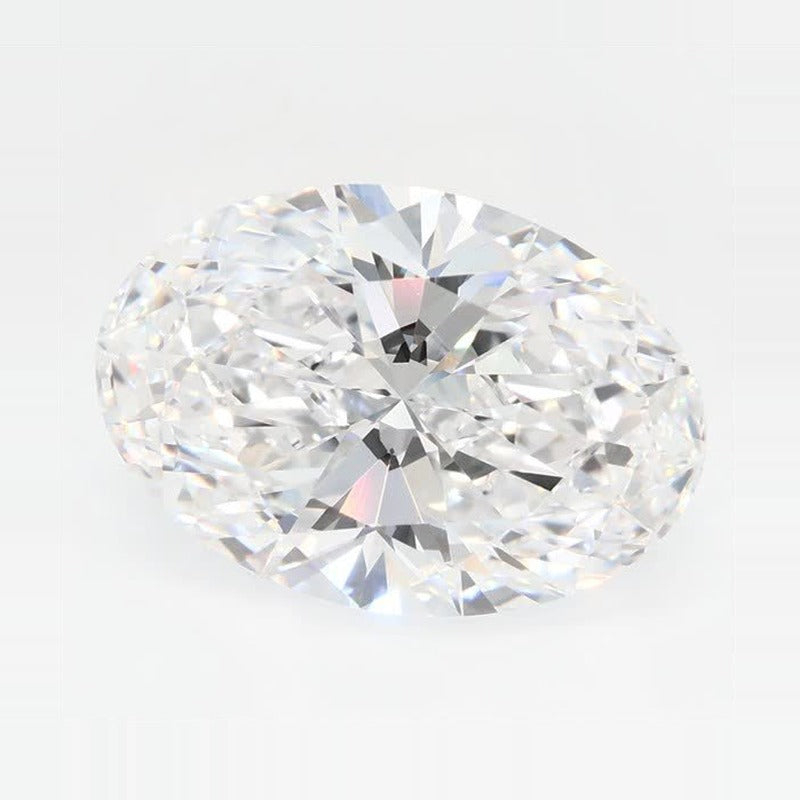 3.57 ct Lab-Grown Diamond – D VVS1 – Oval Cut – GCAL Certified — Sapphire Row · cut7
