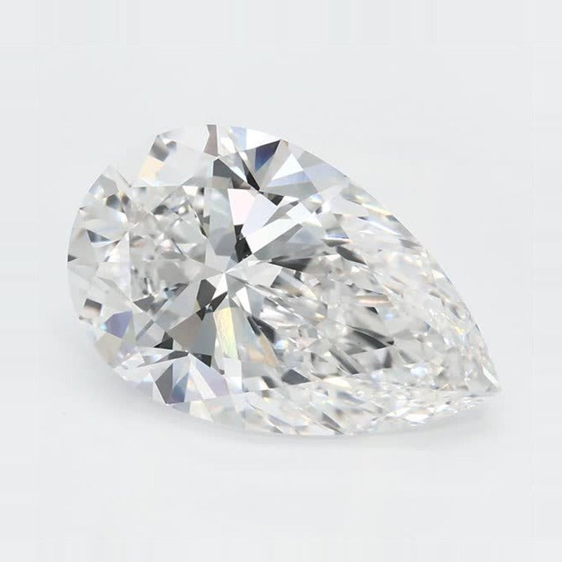 3.56 ct Lab-Grown Diamond – D VVS2 – Pear Cut – GCAL Certified — Sapphire Row · cut7