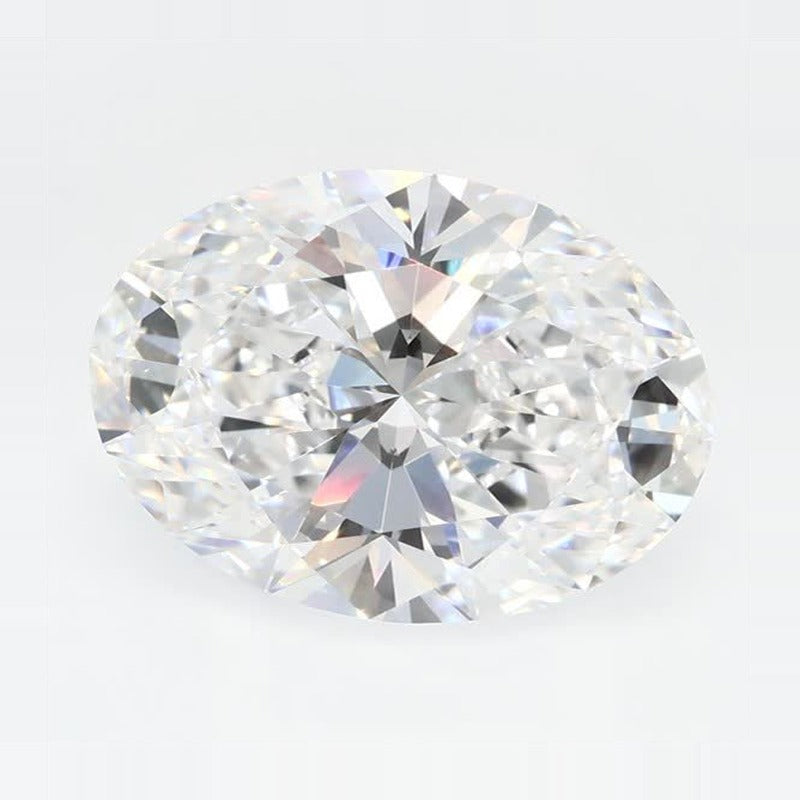 3.55 ct Lab-Grown Diamond – D VVS1 – Oval Cut – GCAL Certified — Sapphire Row · cut7