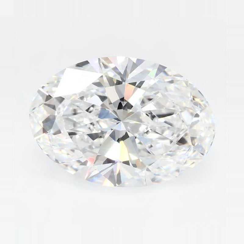 3.55 ct Lab-Grown Diamond – D VVS1 – Oval Cut – GCAL Certified — Sapphire Row · cut7