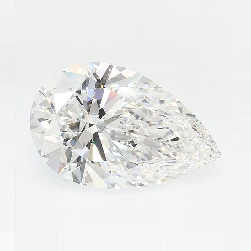 3.53 ct Lab-Grown Diamond – D VVS1 – Pear Cut – GCAL Certified — Sapphire Row · cut7