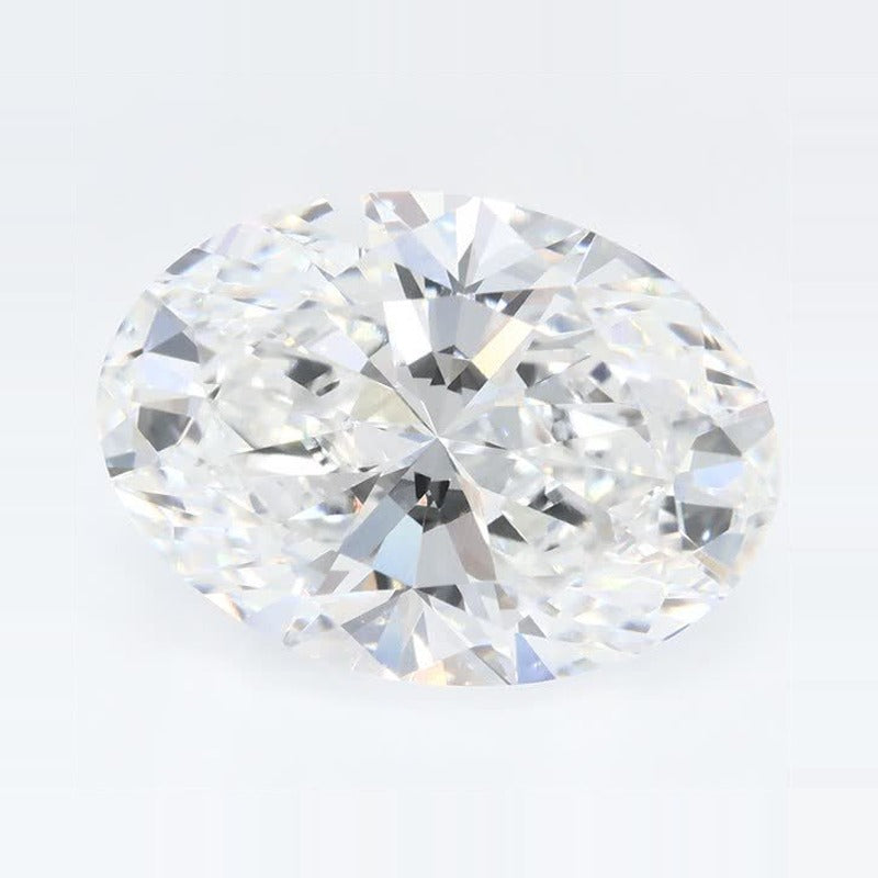 3.52 ct Lab-Grown Diamond – E VVS1 – Oval Cut – GCAL Certified — Sapphire Row · cut7