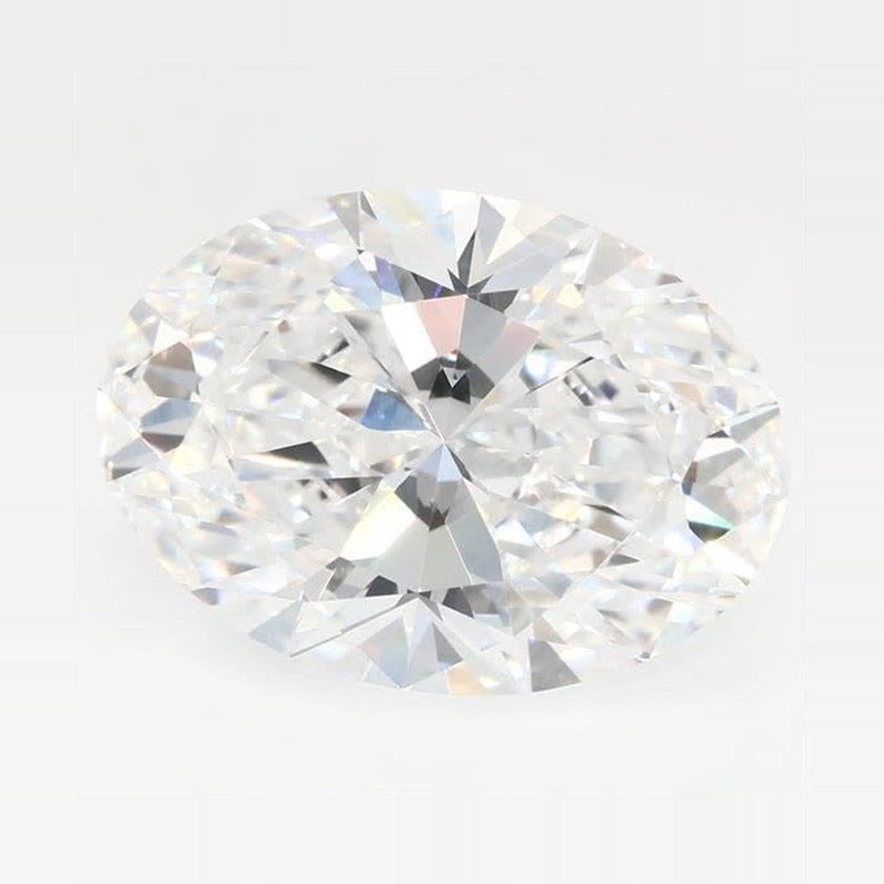 3.50 ct Lab-Grown Diamond – D VVS2 – Oval Cut – GCAL Certified — Sapphire Row · cut7