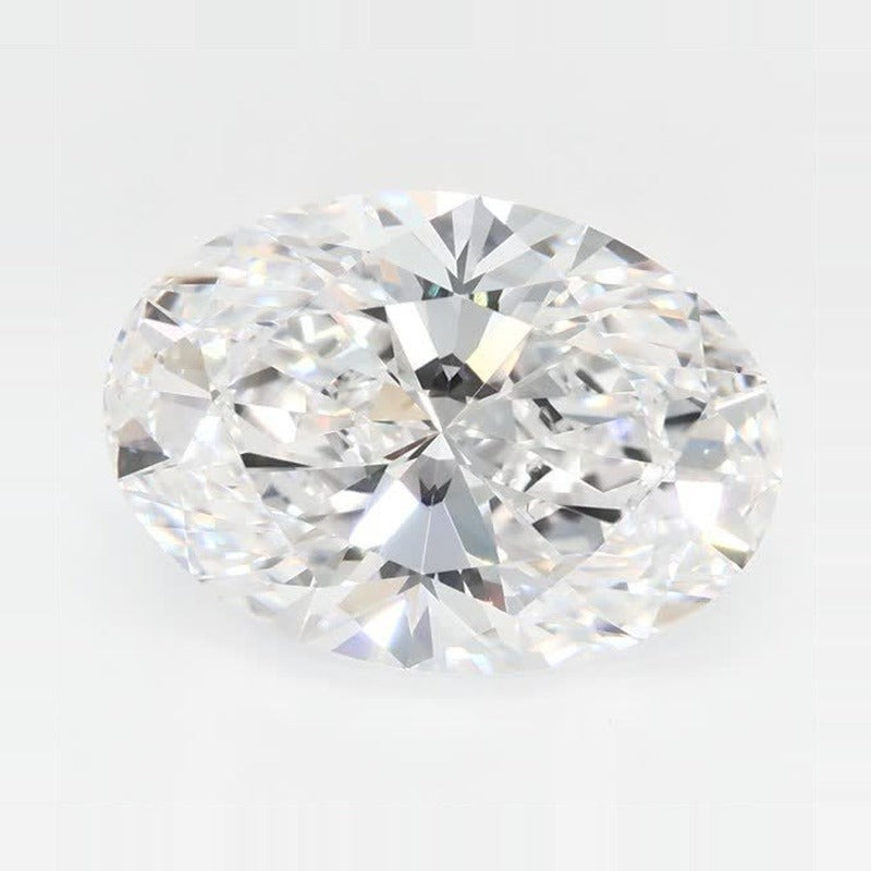 3.50 ct Lab-Grown Diamond – D VVS2 – Oval Cut – GCAL Certified — Sapphire Row · cut7