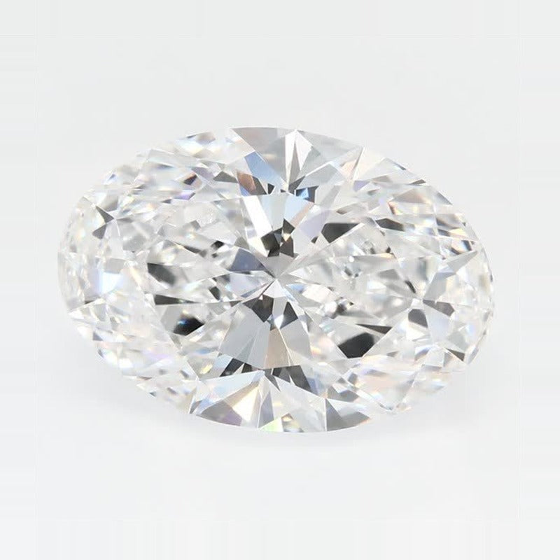 3.09 ct Lab-Grown Diamond – D VVS1 – Oval Cut – GCAL Certified — Sapphire Row · cut7