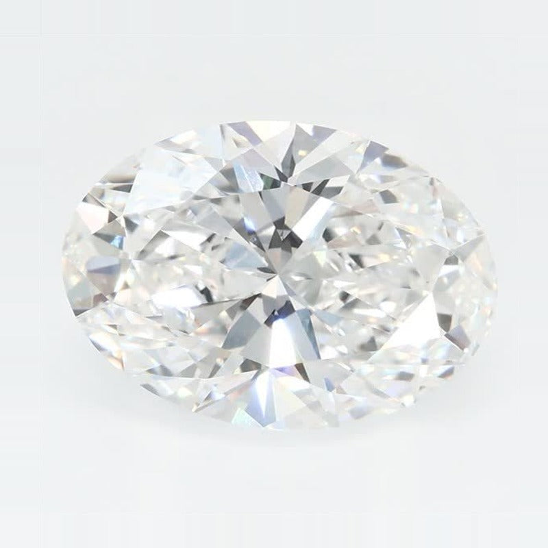 3.08 ct Lab-Grown Diamond – E VVS2 – Oval Cut – GCAL Certified — Sapphire Row · cut7