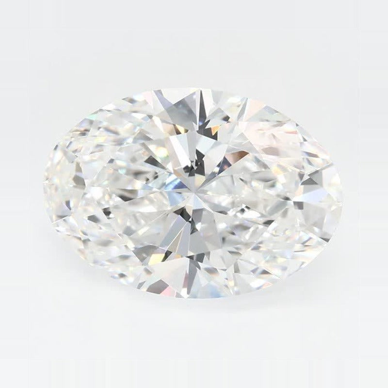 3.08 ct Lab-Grown Diamond – E VVS1 – Oval Cut – GCAL Certified — Sapphire Row · cut7