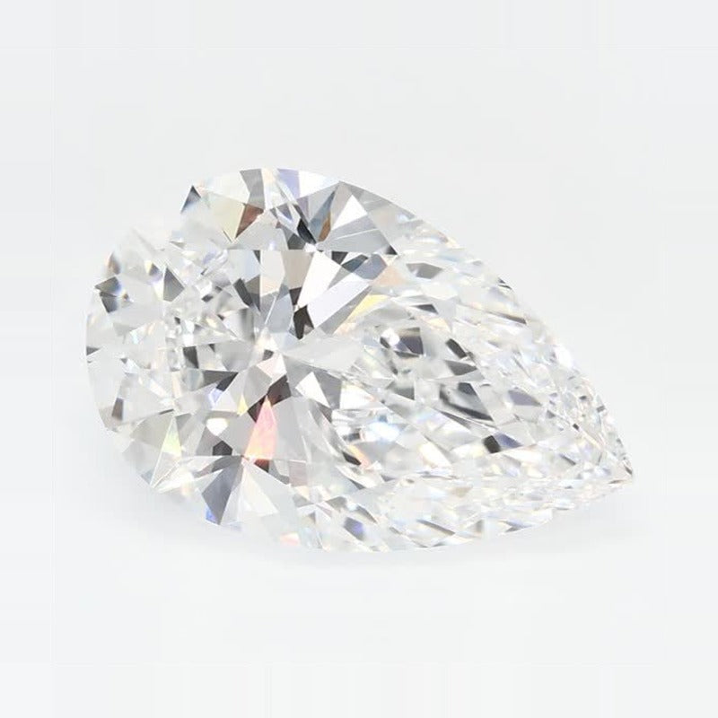 3.04 ct Lab-Grown Diamond – D VVS2 – Pear Cut – GCAL Certified — Sapphire Row · cut7