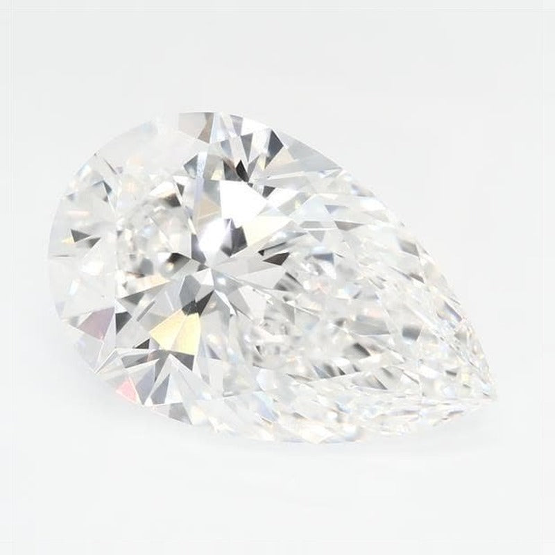 3.04 ct Lab-Grown Diamond – E VVS1 – Pear Cut – GCAL Certified — Sapphire Row · cut7