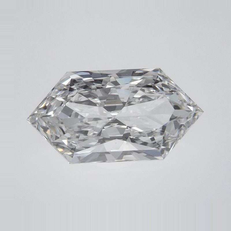 2.09 ct Lab-Grown Diamond – E VVS1 – Elongated Hexagon Duchess Faceted-cut – IGI Certified — Sapphire Row · cut7