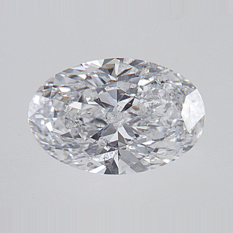 1.50 ct Natural Diamond – D SI3 – Oval Cut – EGL USA Certified — Sapphire Row · cut7