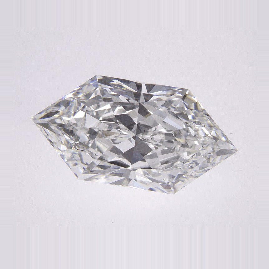 3.81 ct Lab-Grown Diamond – E VVS2 – Elongated Hexagon Duchess Faceted-cut – IGI Certified — Sapphire Row · cut7