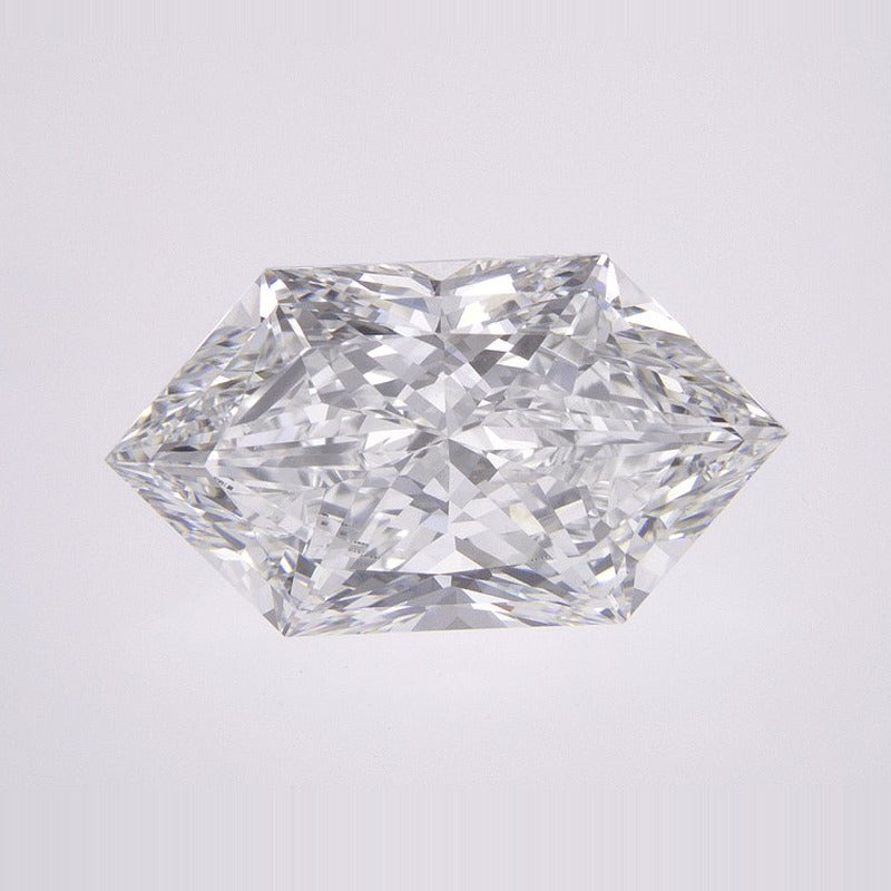 3.07 ct Lab-Grown Diamond – D VVS2 – Elongated Hexagon Duchess Faceted-cut – IGI Certified — Sapphire Row · cut7
