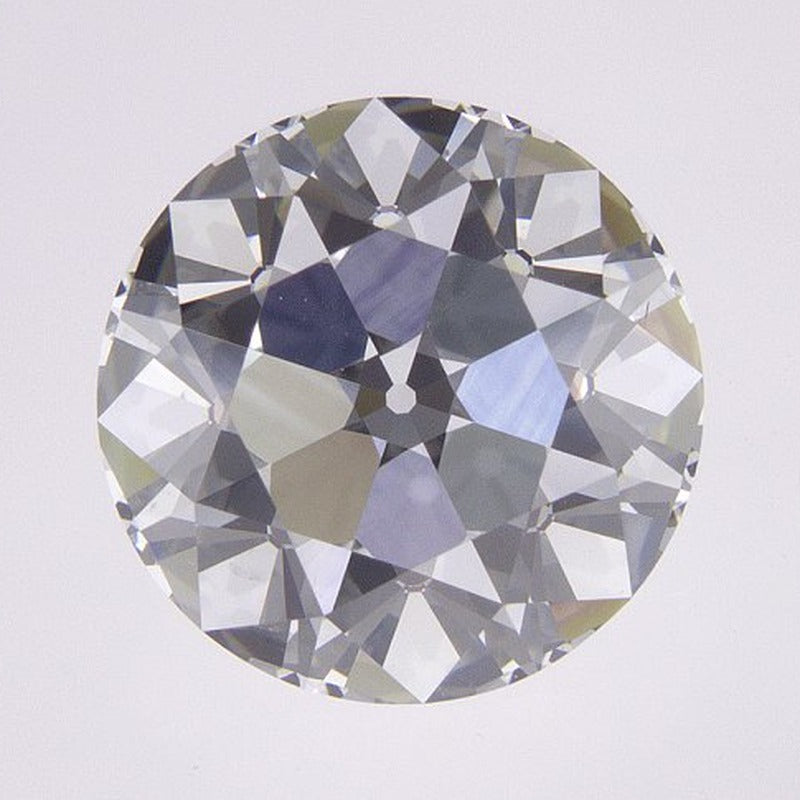 2.96 ct Lab-Grown Diamond – E VVS2 – Round Old European-cut – GCAL Certified — Sapphire Row · cut7