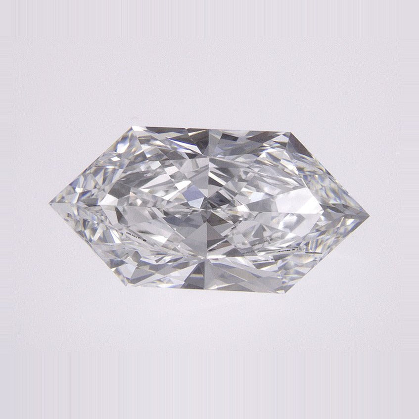 1.89 ct Lab-Grown Diamond – D VVS1 – Elongated Hexagon Duchess Faceted-cut – IGI Certified — Sapphire Row · cut7