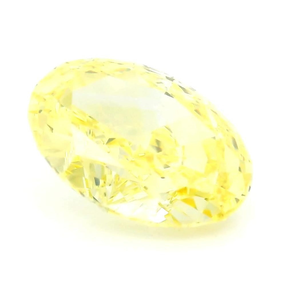 1.72 ct Lab-Grown Fancy Vivid Yellow Diamond – VS1 – Oval Cut – IGI Certified — Sapphire Row · cut7