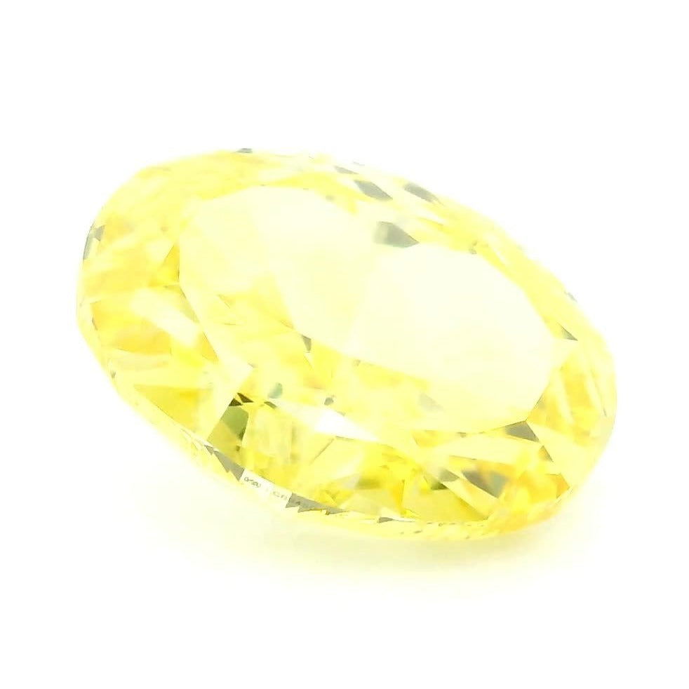 1.59 ct Lab-Grown Fancy Vivid Yellow Diamond – VVS1 – Oval Cut – IGI Certified — Sapphire Row · cut7