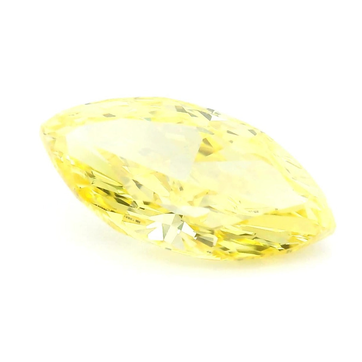 1.51 ct Lab-Grown Fancy Vivid Yellow Diamond – VS1 – Marquise Cut – IGI Certified — Sapphire Row · cut7