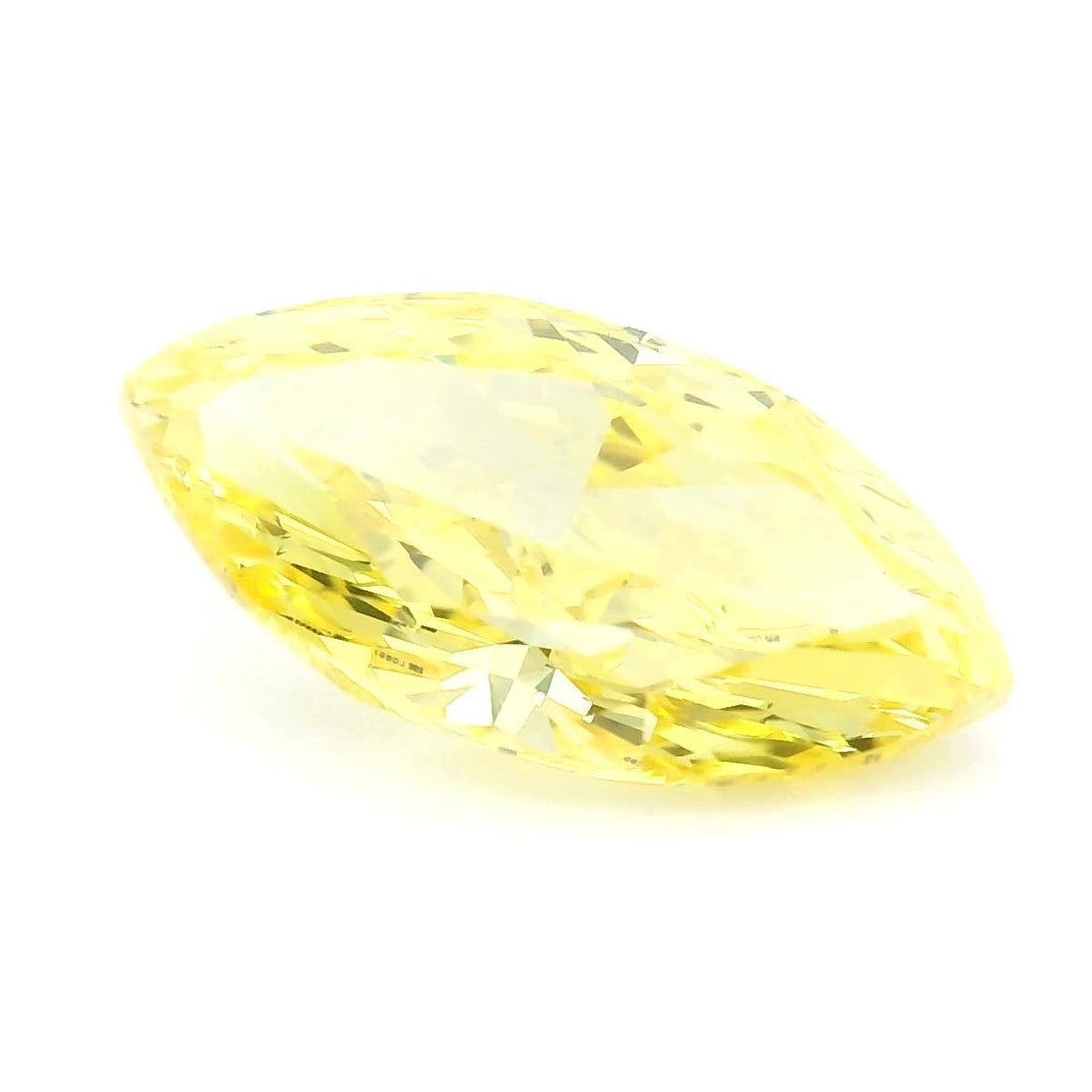 1.51 ct Lab-Grown Fancy Vivid Yellow Diamond – VS1 – Marquise Cut – IGI Certified — Sapphire Row · cut7