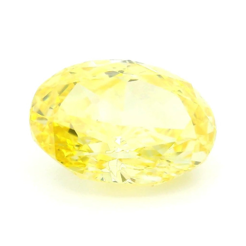 1.51 ct Lab-Grown Fancy Vivid Yellow Diamond – IF – Oval Cut – IGI Certified — Sapphire Row · cut7