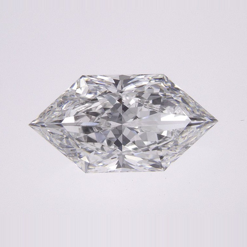 1.33 ct Lab-Grown Diamond – E VVS2 – Elongated Hexagon Duchess Faceted-cut – IGI Certified — Sapphire Row · cut7