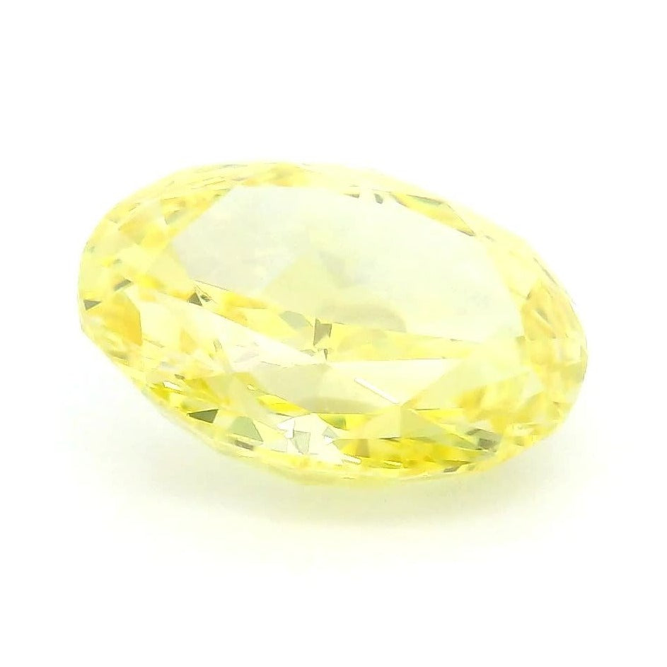 1.21 ct Lab-Grown Fancy Vivid Yellow Diamond – VVS2 – Oval Cut – IGI Certified — Sapphire Row · cut7