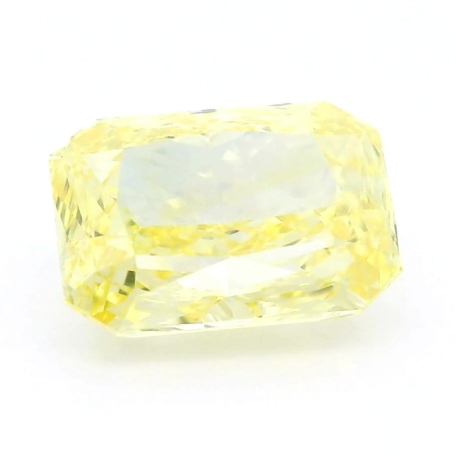 1.21 ct Lab-Grown Fancy Vivid Yellow Diamond – IF – Radiant Cut – IGI Certified — Sapphire Row · cut7