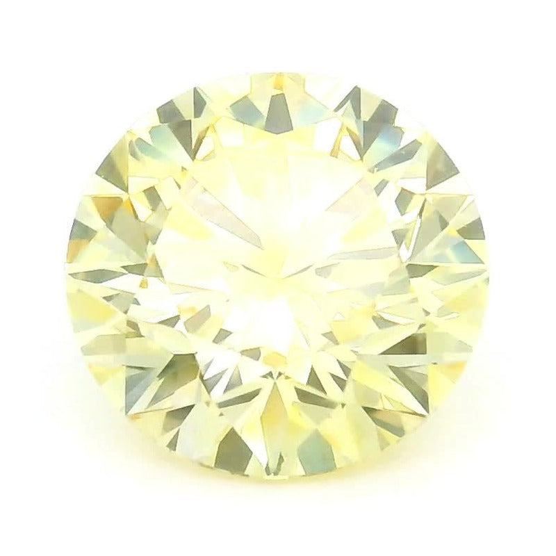 1.08 ct Lab-Grown Fancy Yellow Diamond – VVS2 – Round Cut – IGI Certified — Sapphire Row · cut7