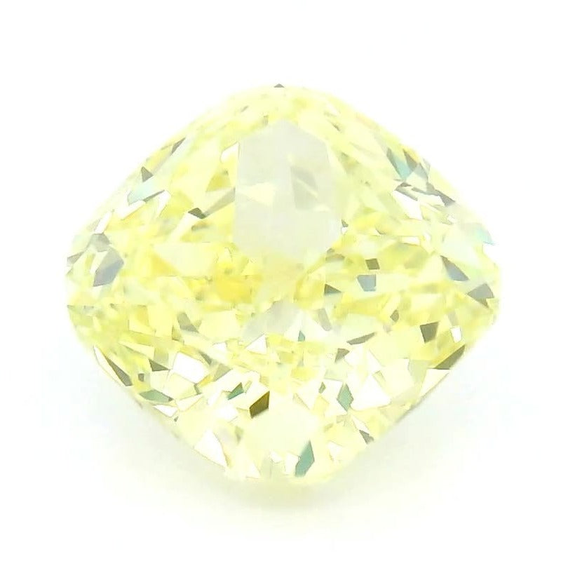 1.05 ct Lab-Grown Fancy Vivid Yellow Diamond – IF – Cushion Cut – IGI Certified — Sapphire Row · cut7