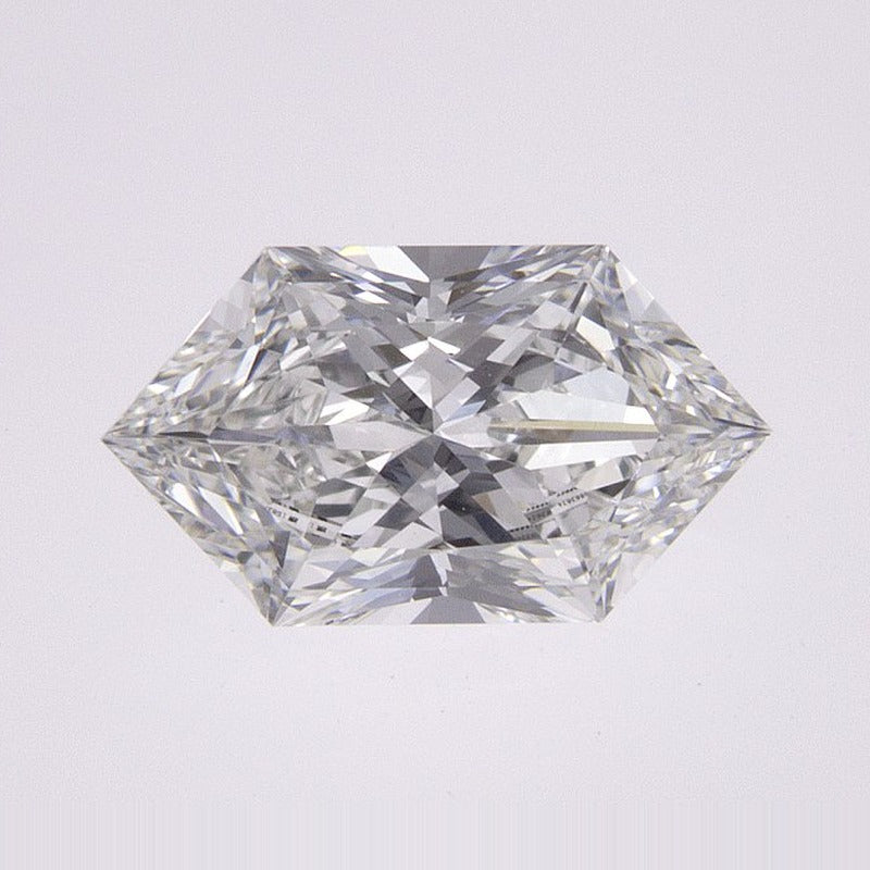 1.03 ct Lab-Grown Diamond – F VVS2 – Elongated Hexagon Duchess Faceted-cut – IGI Certified — Sapphire Row · cut7
