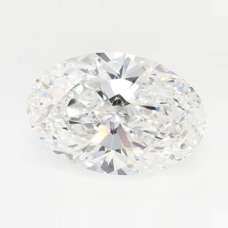 4.56 ct Lab-Grown Diamond – D VVS2 – Oval Cut – GCAL Certified — Sapphire Row · cut7