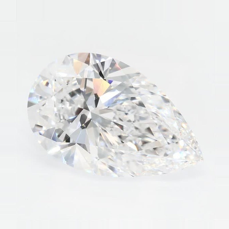 4.08 ct Lab-Grown Diamond – D VVS1 – Pear Cut – GCAL Certified — Sapphire Row · cut7