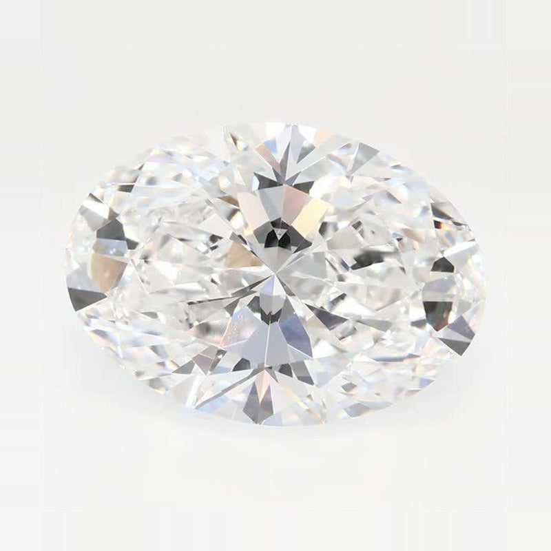 4.56 ct Lab-Grown Diamond – D VVS1 – Oval Cut – GCAL Certified — Sapphire Row · cut7