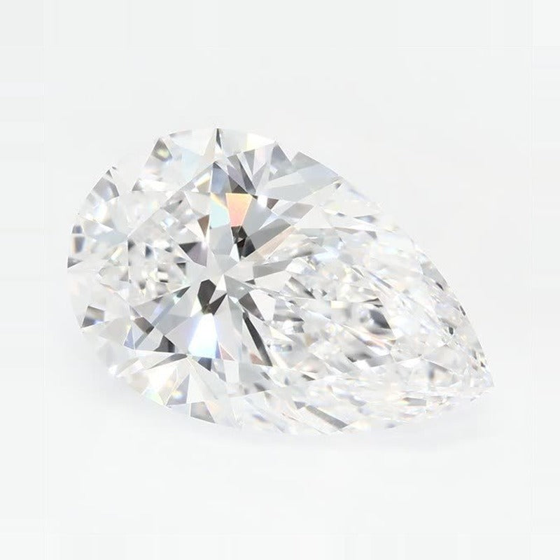 4.03 ct Lab-Grown Diamond – D VVS1 – Pear Cut – GCAL Certified — Sapphire Row · cut7