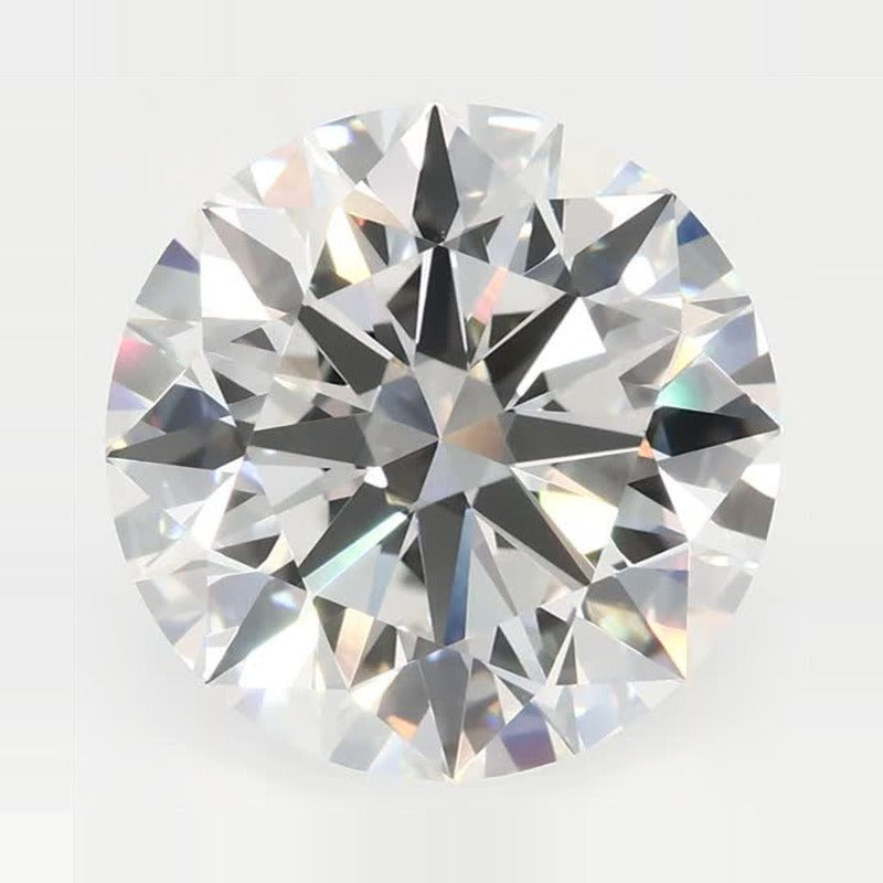 4.02 ct Lab-Grown Diamond – F VVS2 – Round Cut – GCAL Certified — Sapphire Row · cut7
