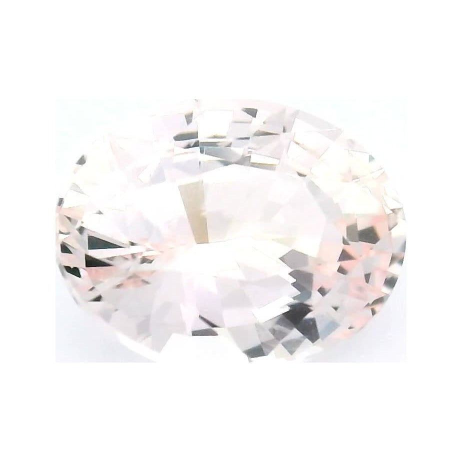 2.04 ct Natural Peach Sapphire (Heated) – Oval Cut — Sapphire Row · cut7