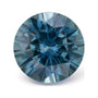 0.66 ct Natural Teal Blue Sapphire (Heated) – Round Cut — Sapphire Row · cut7