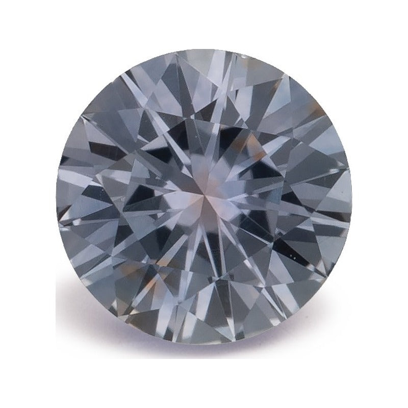 0.44 ct Natural Gray Sapphire (Heated) – Round Cut — Sapphire Row · cut7