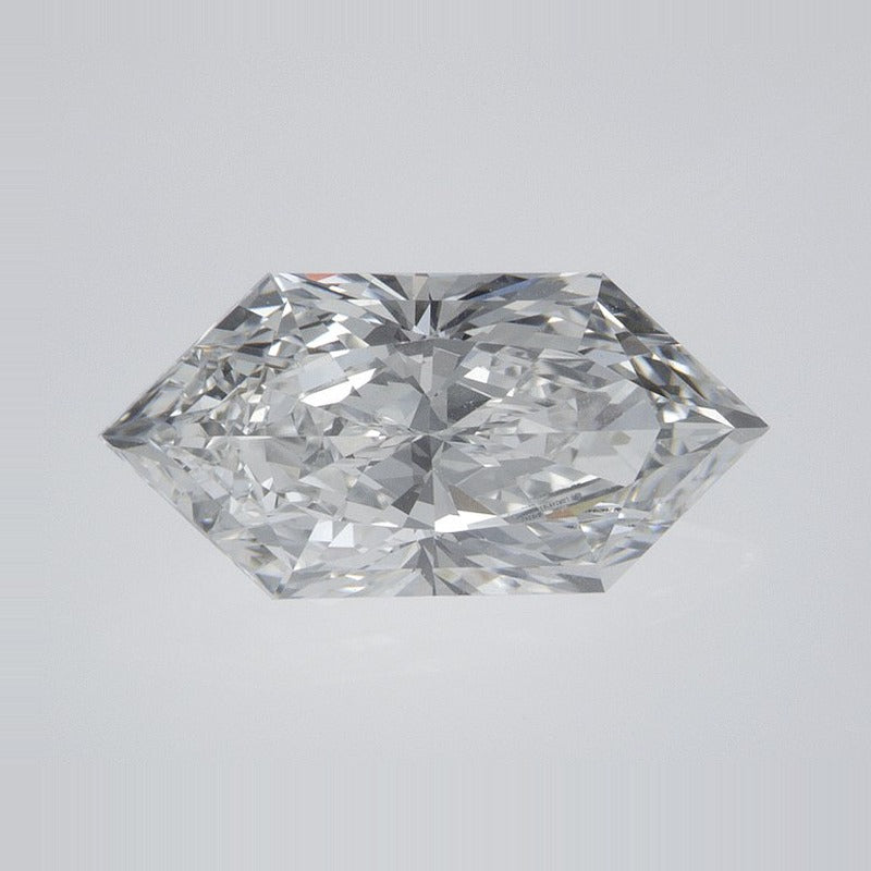 2.11 ct Lab-Grown Diamond – E VVS2 – Elongated Hexagon Duchess Faceted-cut – IGI Certified — Sapphire Row · cut7