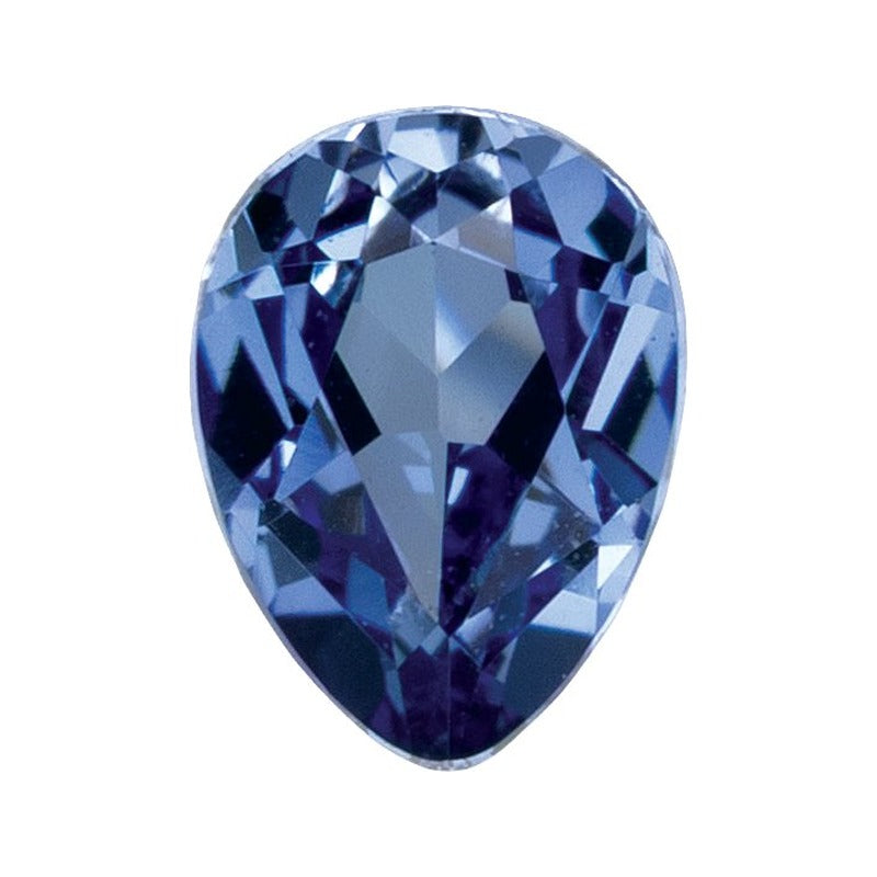 4x3 mm Lab-Grown Periwinkle Blue Sapphire – Pear Cut – Eye-Clean Quality — Sapphire Row · cut7