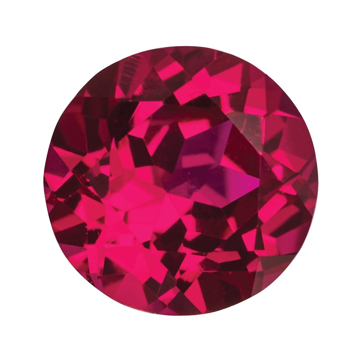 5 mm Lab-Grown Dark Red Ruby – Round Cut – Eye-Clean Quality — Sapphire Row · cut7