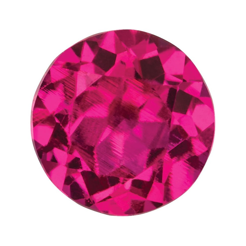 3.5 mm Lab-Grown Dark Red Ruby – Round Cut – Eye-Clean Quality — Sapphire Row · cut7