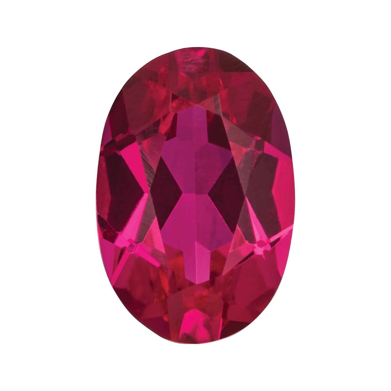 6x4 mm Lab-Grown Dark Red Ruby – Oval Cut – Eye-Clean Quality — Sapphire Row · cut7