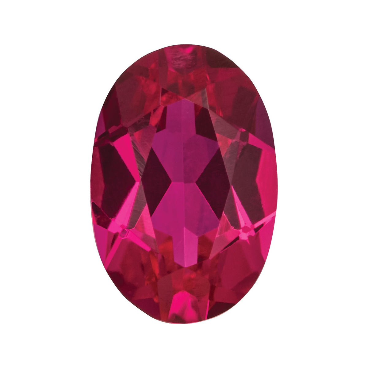 6x4 mm Lab-Grown Dark Red Ruby – Oval Cut – Eye-Clean Quality — Sapphire Row · cut7