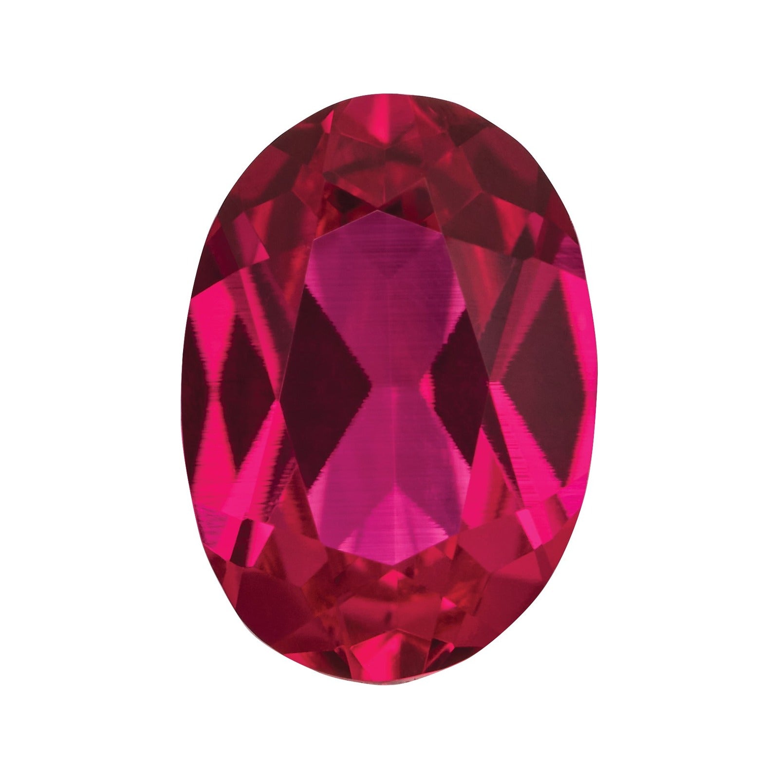 7x5 mm Lab-Grown Dark Red Ruby – Oval Cut – Eye-Clean Quality — Sapphire Row · cut7