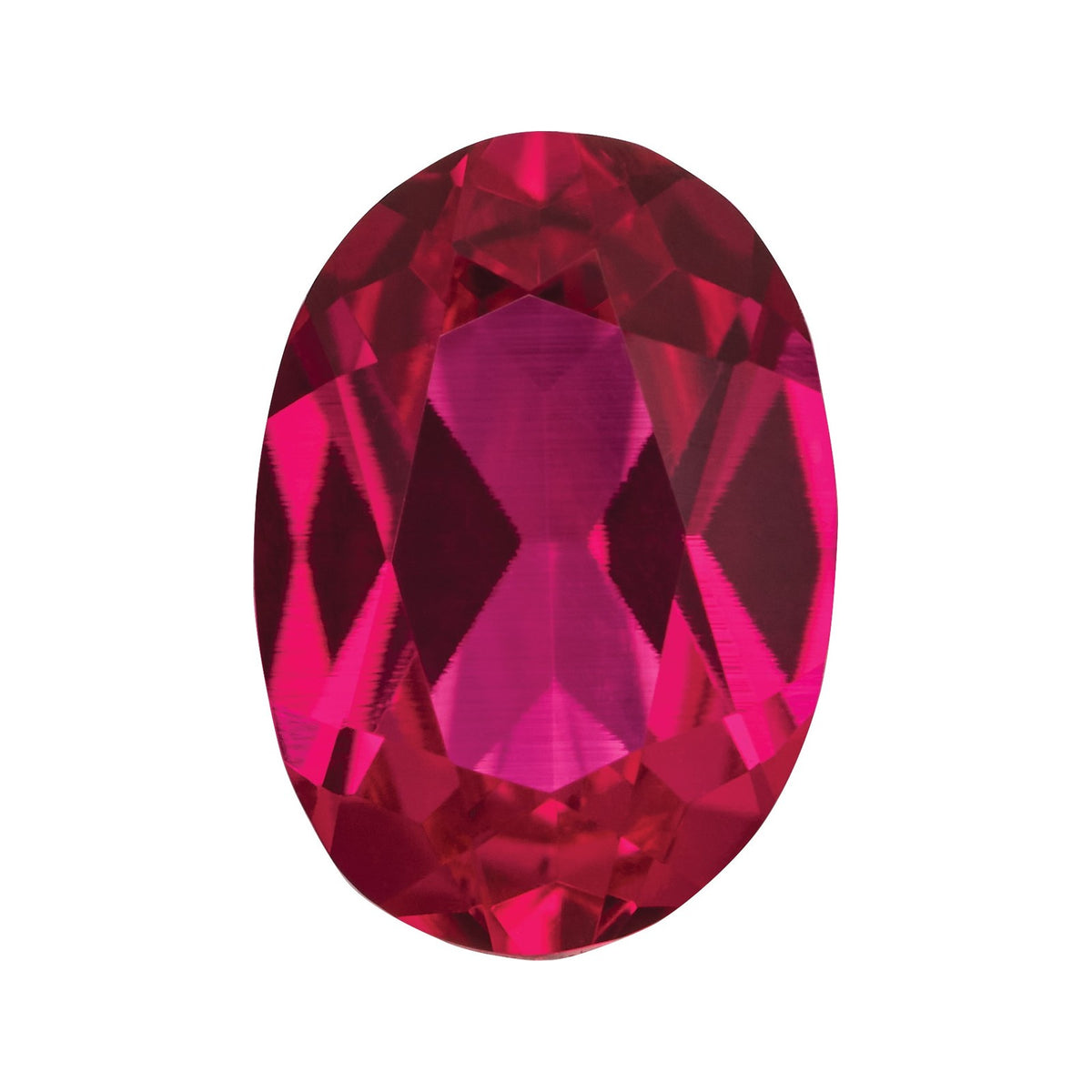 7x5 mm Lab-Grown Dark Red Ruby – Oval Cut – Eye-Clean Quality — Sapphire Row · cut7