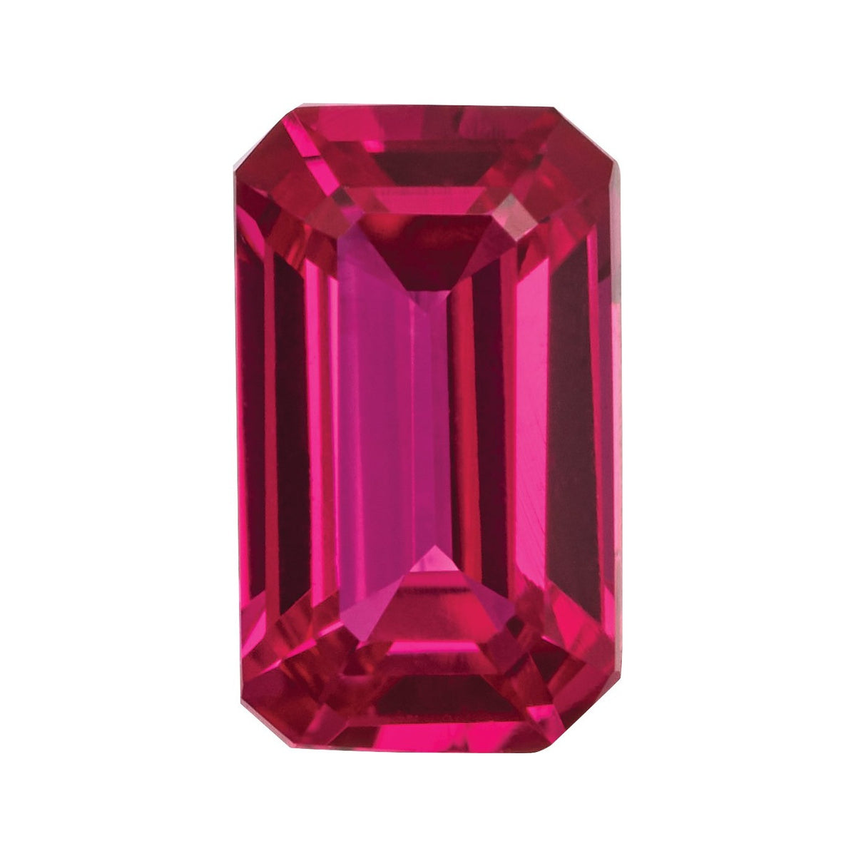 5x3 mm Lab-Grown Dark Red Ruby – Emerald Cut – Eye-Clean Quality — Sapphire Row · cut7
